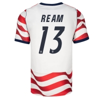 Camiseta Estados Unidos Tim Ream #13 Primera Equipación Replica Mundial 2026 mangas cortas